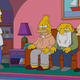 A Simpsons image of people watching TV that we haven't used yet